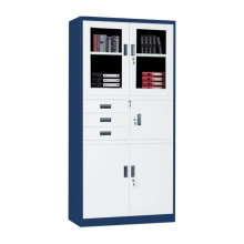 Steel filing storage cabinet Office Three Drawers Steel Filing Cabinet with Safe box and lock